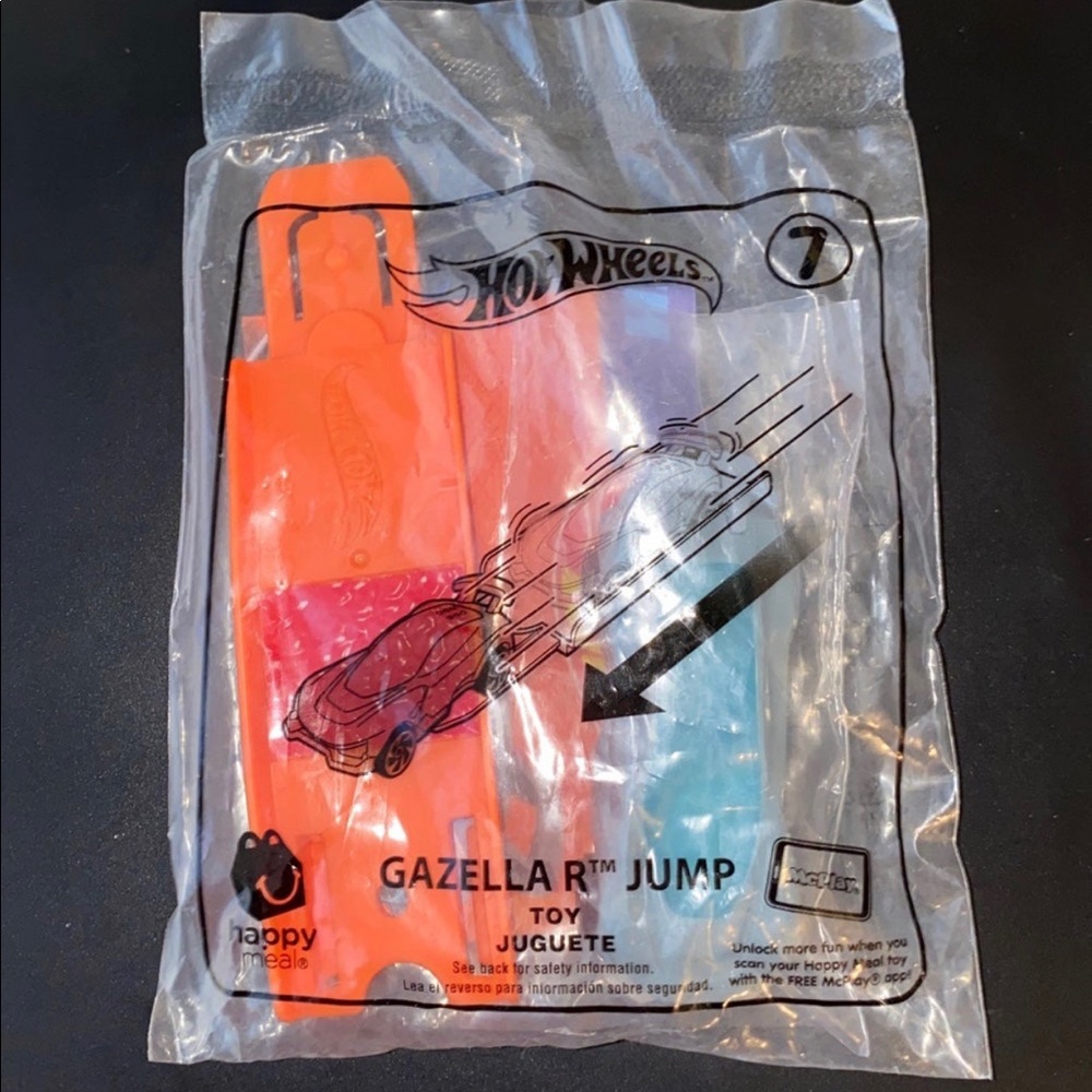 Hotwheels Galleza R Jump x McDonalds Toy #7 Sealed brand new 2019 happy meal